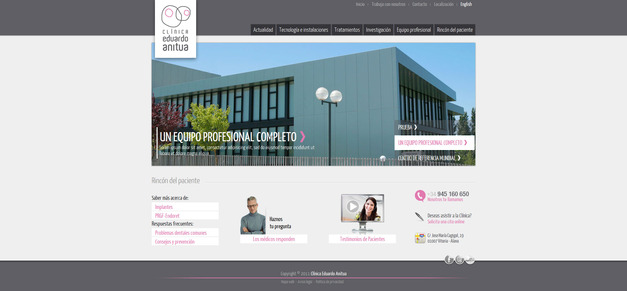 The Eduardo Anitua Clinic launches its new website